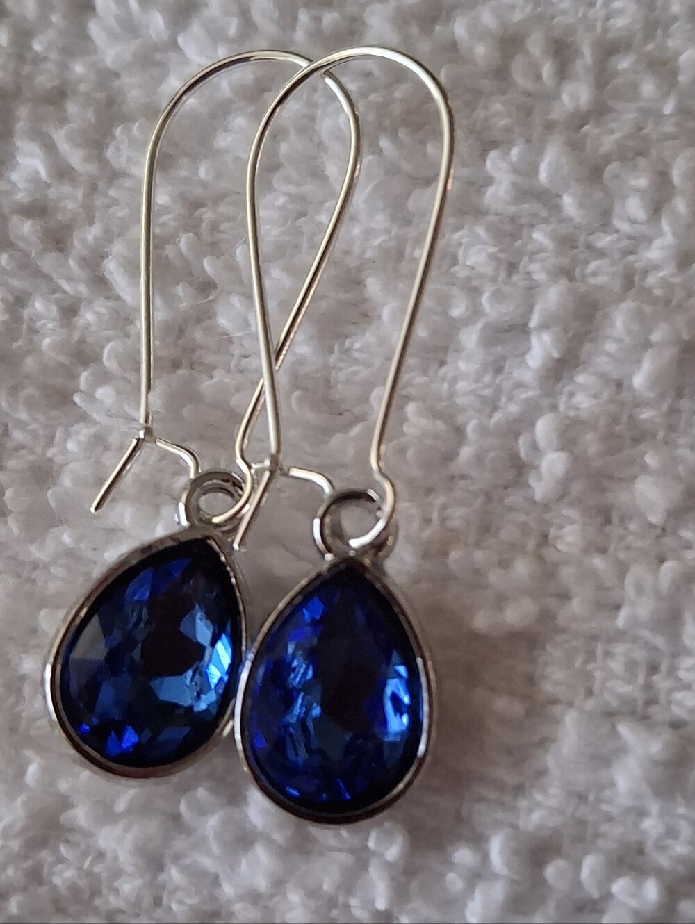 Blue Teardrop Dangle Earrings ⁷